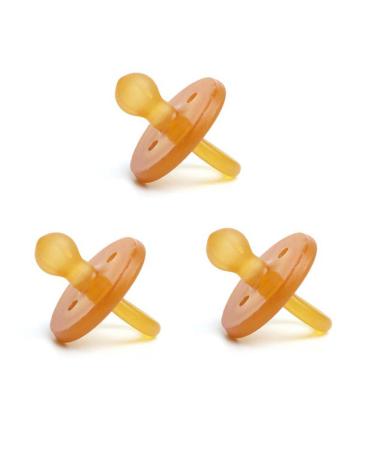 Ecopiggy Ecopacifier Natural Pacifier Rounded (3 Pack) - 6 Months+ | Eco-Friendly, BPA-Free - Buy Online on GoSupps.com