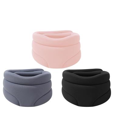 Soft Foam Neck Brace for Sleeping | Pressure Relief & Support | Generically Correct Neck Support - Black - Buy Online on GoSupps.com