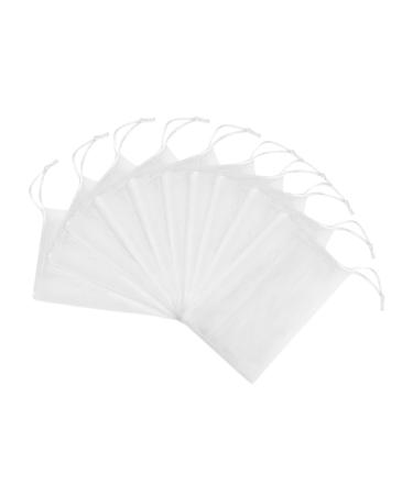 NOLITOY 20pcs Foaming Mesh Quick Dry In Shower Lotion Whiting Soap Saver Efficient Soap Usage Bubble Mesh Pouch Mesh Soap Holder for Bubble Mesh Bag Bubble Net Beam Port Bath Ball White 15X9cm White