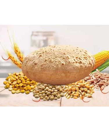 veenas Natco Multigrain Atta 10KG | Nutritious and Healthy | 100% Pure and Natural | Supports Immunity | Pure Multigrain Atta | Indian Origin 1 Count (Pack of 1) - Buy Online on GoSupps.com