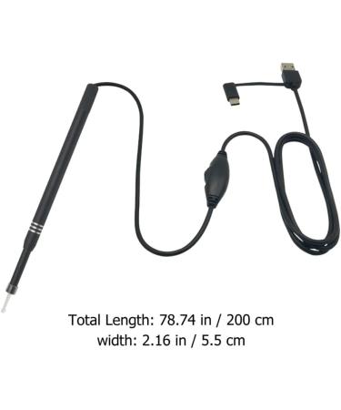 ULTECHNOVO 3 PCS Ear Wax Removal Kit | Ear Pick Cleaner Camera | 200X5.5CM | Black - Set of 3 - Buy Online on GoSupps.com