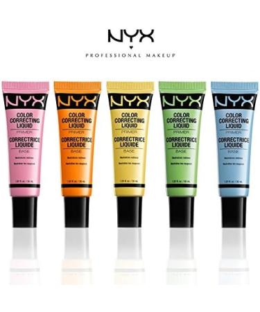  NYX PROFESSIONAL MAKEUP NYX Professional Makeup Color Correcting Liquid Primer for Face - Radiant Effect for Light to Medium Skin Tones - Yellow 01 - 30 ml - Buy Online on GoSupps.com