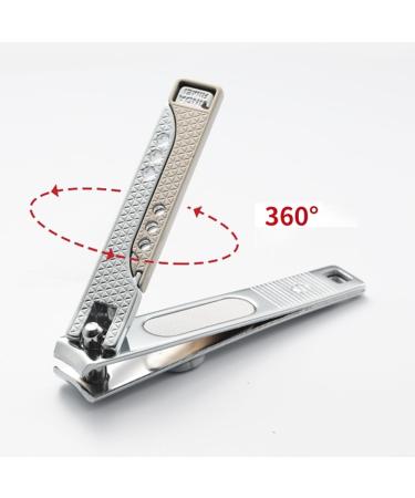 Portable Single Large Adult Hand and Foot Nail Clippers Durable and Portable Multifunctional Gold - Buy Online on GoSupps.com