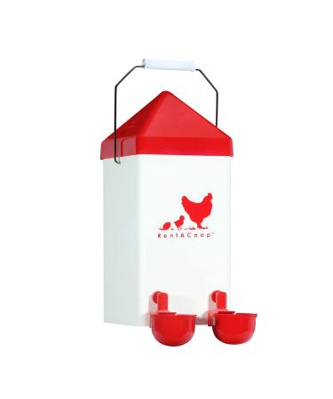 Small Cage Waterer- 1 Gallon Capacity for Chicks/Quails/Pigeons/Gamebirds