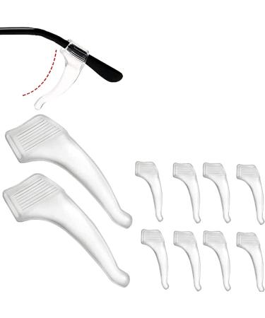 30pcs slipproof silicone ear hooks for glasses slide stopper anti-slip glasses holder ear glasses.