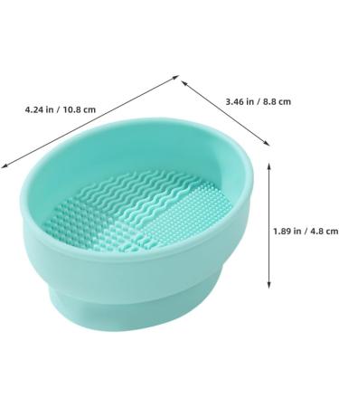 FOMIYES 2 in 1 Makeup Brush Cleaning Mat with Brush Drying Holder Silicone Brush Cleaner Pad Cosmetic Brush Organizer Rack Portable Washing Tool for Makeup - Buy Online on GoSupps.com
