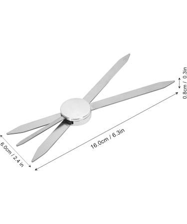 Eyebrow Makeup Ruler Eyebrow Mapping Ruler Eyebrow Stencil Ruler Stainless Steel 3 Point Positioning Eyebrow Makeup Ruler for Microblading Silver - Buy Online on GoSupps.com