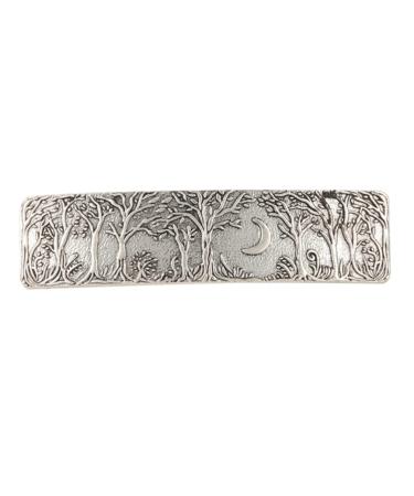 Metal Hair Clips Vintage Metal Hair Clips Hairpin: Large Retro French Barrettes Hand Crafted Head Wear Viking Knot Hair Accessory for Women Girls Silver Vintage Hair Barrette