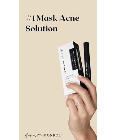 August+Monroe 3-in-1 Blemish Camouflage Pen with Salicylic Acid - Conceal, Heal Breakouts, Vegan, 20+ Shades - Pimple Spot Treatment Stick, Face Primer (3-6 Month Supply) - Buy Online on GoSupps.com