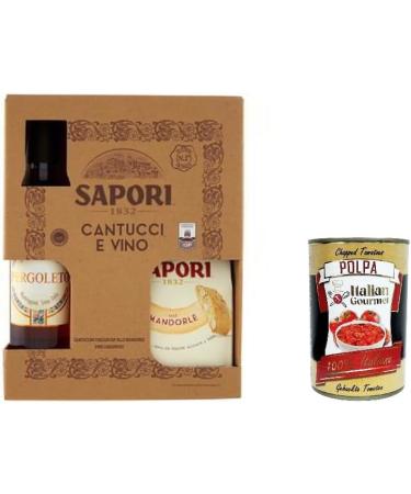  Italian Gourmet E.R. FLAVORS Cantucci and Vin Santo Pack Cantucci and Vin Santo Pack 175 g + Gourmet Italian Pulp 400 g - Buy Online on GoSupps.com
