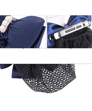 VASANA Two-Way Hair Net with Bow for Women - Stylish Hair Accessory for Work Office and Hotel | Black Hair Clip - Buy Online on GoSupps.com