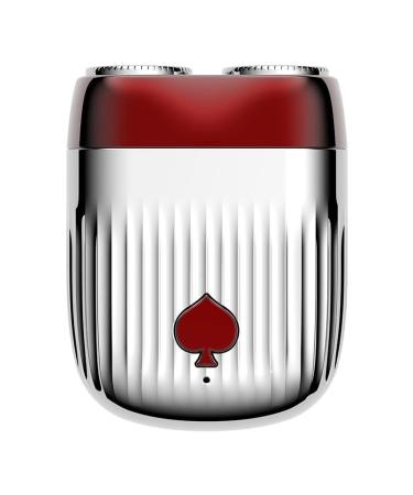 Men's Shaver Electric Razor for Men Wet Dry Men's Razors for Shaving Cordless Shavers Waterproof USB Rechargeable for Travel (Color : Red)
