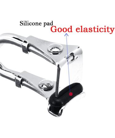 Angoily Eyelash Tools Partial Eyelash Curler Set Cosmetic Stainless Steel Girl Eyelashes Curling Clip 9.6x6.7cm - Buy Online on GoSupps.com