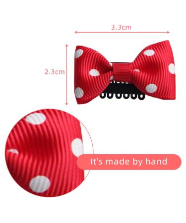 23-Piece Baby Hair Clips Set | Mini Grosgrain Ribbon Bows for Girls Toddlers & Newborns Perfect for All Hairstyles - Buy Online on GoSupps.com