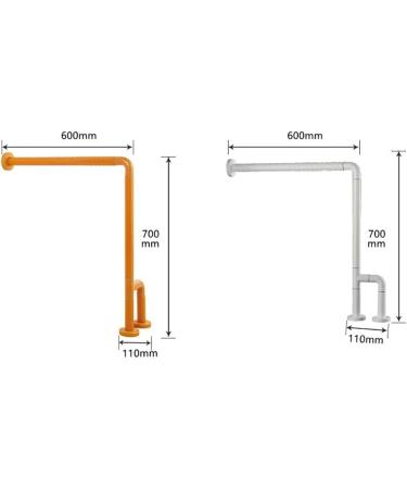 Bathroom Grab Bar Safety Support Rail Free Standing Toilet Grab Bar Toilet Grab Bar with Legs Bathroom Stainless Steel Support Grip - Buy Online on GoSupps.com
