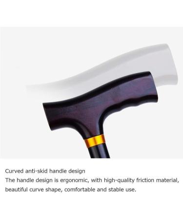 Ultra Light Non Slip Folding Crutches Walking Stick Durable Height Adjustable Support And Stability Safety Aid Trekking Pole Walking Stick For Elderly Disabled Women Hiking Brown Practical elegant - Buy Online on GoSupps.com