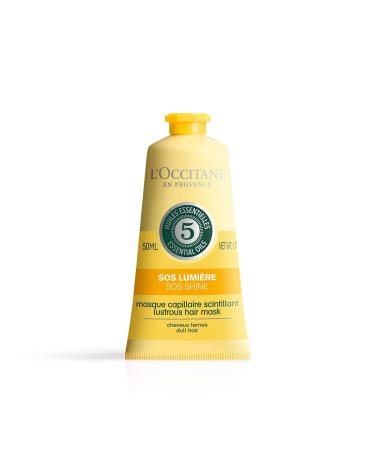 L'Occitane Lustrous Hair Mask  SOS Shine Treatment for Dry and Dull Hair  1.7 oz.