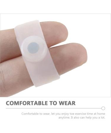 Shop Hemoton 20 Pairs Toe Ring Covers - Elastic Band Massage Rings for Acupoint Relief | Silicone Toe Tools in Travel Box - Buy Online on GoSupps.com