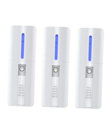 Housoutil 3 Pcs Hydrating Instrument Portable Steamer for Face Handy Nano Facial Mister Moisturizing 14.5X5X5cmx3pcs