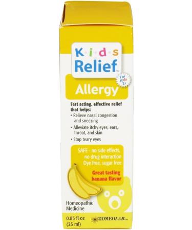 Homeolab USA Kids 0-9 Allergy Banana 0.85 fl oz - Buy Online on GoSupps.com
