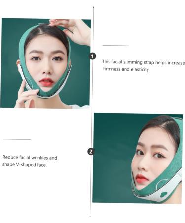 Outanaya 1pc Thin Face Belt Lift Mask Face Tape Face Bandage Face Tiaras for Green Graphene 60X10.5X1cm Green - Buy Online on GoSupps.com