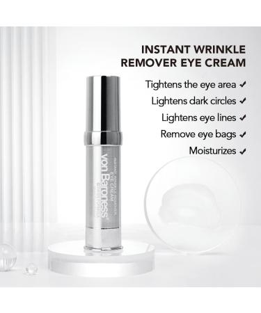 Von Baroness Anti-Wrinkle Eye Cream for Dark Circles and Puffy Eyes 20g/0.7oz with Instant Anti-Wrinkle Firming Power Infused with White Caviar Extract and Natural Ingredients - Buy Online on GoSupps.com