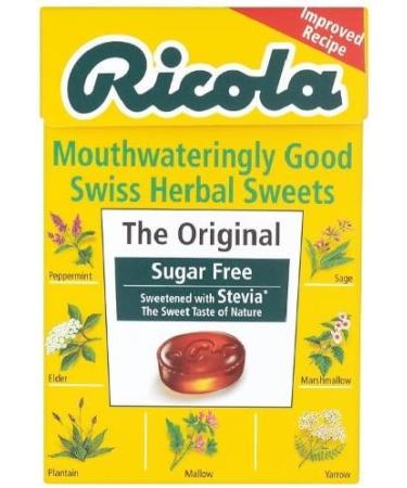 RICOLA Swiss Herbal Sweets - The Original (Stevia) 45g (Pack of 20) Stevia 45 g (Pack of 20) - Buy Online on GoSupps.com