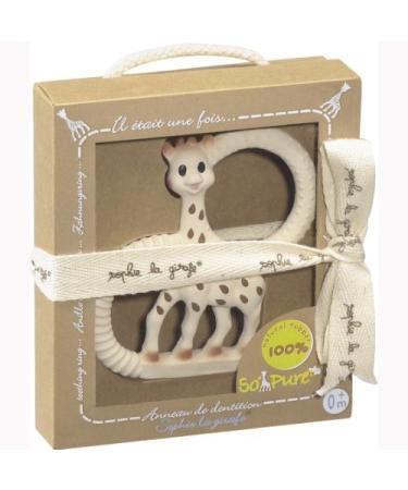 Buy Sophie la Girafe Teething Ring - Natural Rubber Baby Teether for Soothing Relief - Buy Online on GoSupps.com