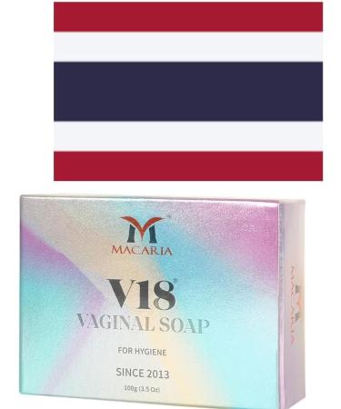 Macaria Cosmetics pvt Ltd V18 Vaginal Pussy Hygiene pH Balancing soap Natural Feminine Hygiene wash Solution for Gentle Cleansing Odor Control and Skin Nourishment pHBalanced Formula for All Skin Types - Buy Online on GoSupps.com