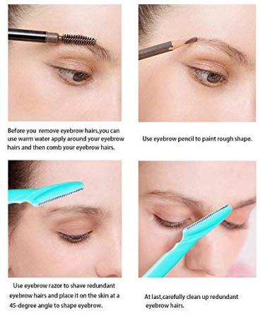 12 Pcs Women's Face Razors - Dermaplane Tool for Trimming, Shaping, and Exfoliating | Multipurpose Facial and Hair Remover Shavers with Cover - Buy Online on GoSupps.com