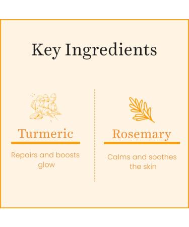 Buy Vitamin C & Turmeric Glow Gel Cream for Men & Women - 50gm | Brightening Skincare with Rosemary - Buy Online on GoSupps.com