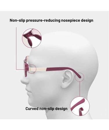 SWIDEN Rimless Bifocal Reading Glasses | Blue Light Blocking Ultralight TR90 Eyeglasses for Men & Women - 4.0X Black - Buy Online on GoSupps.com