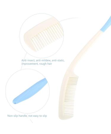 1Pcs Long Handle Soft Comb - Ergonomic Anti-Slip Design for Easy Reach - Buy Online on GoSupps.com