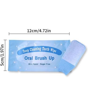 Toothbrush Wipes - 50pcs Oral Hygiene Care Tool for Clean Teeth | Finger Wipe Cleaning - Buy Online on GoSupps.com