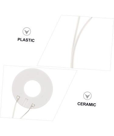 FOMIYES 6 Pcs Ring Component Hairdressing Tool Accessories Plastic White Mechanical 9.5X2.5CMx3pcs Whitex3pcs - Buy Online on GoSupps.com