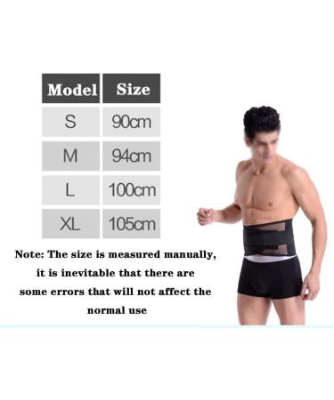 Stabilized Back Bandage for Pain Relief & Injury Prevention - Unisex Lumbar Support Belt for Sciatica & Lower Back - Black M - Buy Online on GoSupps.com