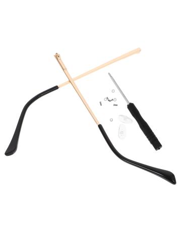 BCOATH 1 pair of glasses spare parts glasses brick metal sunglasses sunglasses sunglasses arm legs universal glasses replacement brackets arms arms elastic component golden 13x0.5x0.3cm
