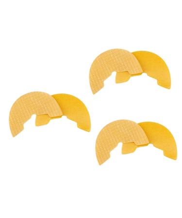 Healvian 3 Pairs Protector Sole Nonslip High Heel Toe Pads Shoes Sticker Sports Stickers Shoe Inserts for Heels Clear Stickers Heel Grips Heeled Loafers Front Feet Non-Slip Mat TPR
