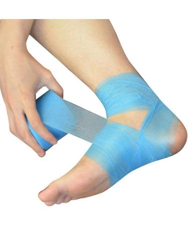 OBTANIM Foam Underwrap Bandage Pre-Wrap Tape for Athletic Elbow/Knees/Ankles - Latex Free - Pack of 4 Rolls (Skin/Black/Blue/Red) - Buy Online on GoSupps.com