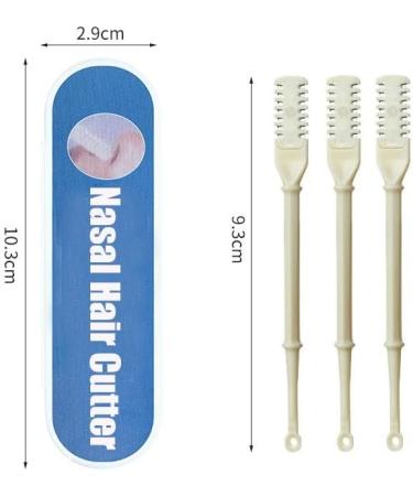 HMYSM Nose Hair Cutter 360 Degree Rotating Nose Hair Trimmer Nose Hair Cutter Double Sided Nose Hair Cutter Nose Manual Nose Hair Trimmer for Women and Men Beige - Buy Online on GoSupps.com