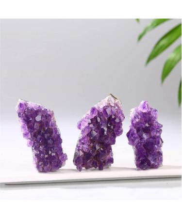 Meditation Home Natural Quartz Amethyst Cluster Healing Stones Specimen Home Decoration Crafts Purple Crystal Mineral Sample 1Pcs Crystal Cluster (Color : Crystsl Cluster Size : 30-40g) 30-40g Crystsl Cluster - Buy Online on GoSupps.com