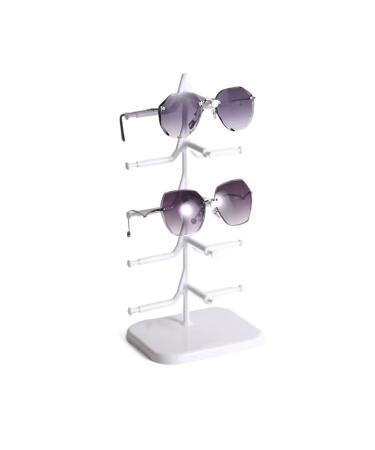 Brillen stand Multi-layer glasses stands optical glasses holder glasses display rack counter ornants display frequisite sunglasses rack (color: white)