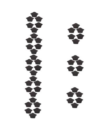 FOMIYES 24 Pairs Cuttable Half Size Stickers Sneaker Heel Pads Feet Protector Shoe Heel Pads Heel Insole Womens Shoes Heels Sneaker Heels Thicken Sponge Protective Pad Women's