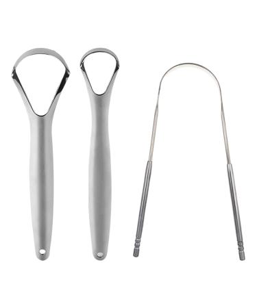 5 Set Tongue Scraper Cleaners - Effective Bad Breath Removal & Fresh Breath Care | International Shipping Available - Buy Online on GoSupps.com
