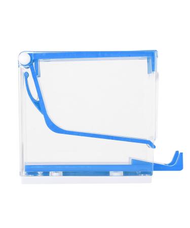 Dental Cotton Roll Dispenser Dental Press Type Cotton Roll Holder Cotton Roll Holder Organizer For Clinic Hospital Home Use(Blue)