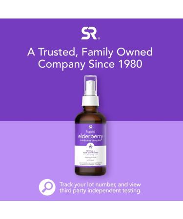 Sports Research Liquid Elderberry Sambucus Complex Spray - 1040 mg, 2 fl oz (60 ml) - Boost Immunity & Wellness - Buy Online on GoSupps.com