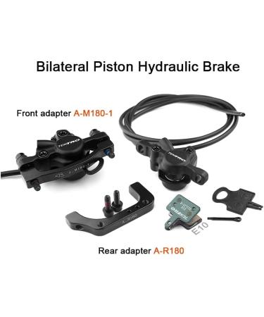 Bibike Tektro eBike Hydraulic Disc Brake with Induction Control System & 2 Rotors - 180mm Front, 180mm Rear - Buy Online on GoSupps.com