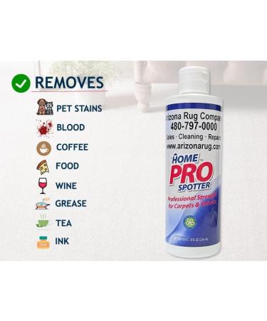 Home Pro Spotter - Powerful Stain Remover for Rugs Carpets Mattresses & Upholstery | Eliminates Pet Stains Red Wine Grease Ink & Coffee - 8 oz - Buy Online on GoSupps.com