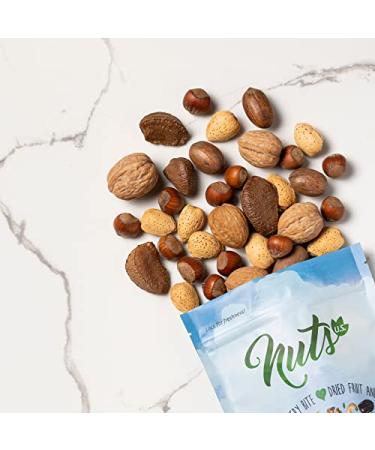 Mixed Nuts In Shell - Almonds, Walnuts, Hazelnuts, Pecans, Brazil Nuts | 1 LB - No Added Colors, No Artificial Flavors - Buy Online on GoSupps.com