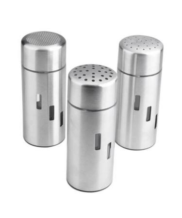 Zerodeko 1pc Heart Shaped Bowl Handle Replacement Storage Jar Cooking Enjoyment Lid to Keep Spices Fresh Practical and Beautiful Kitchen Product Duster Spice Jar Stainless Steel Salt Shaker 5X5CM Silver